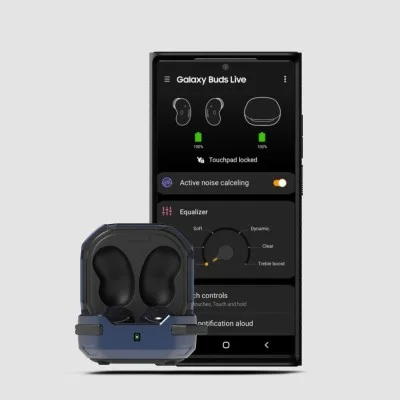 VRS Design Galaxy Buds 2 PRO / Buds 2 / Pro / Live Case Active - Blue